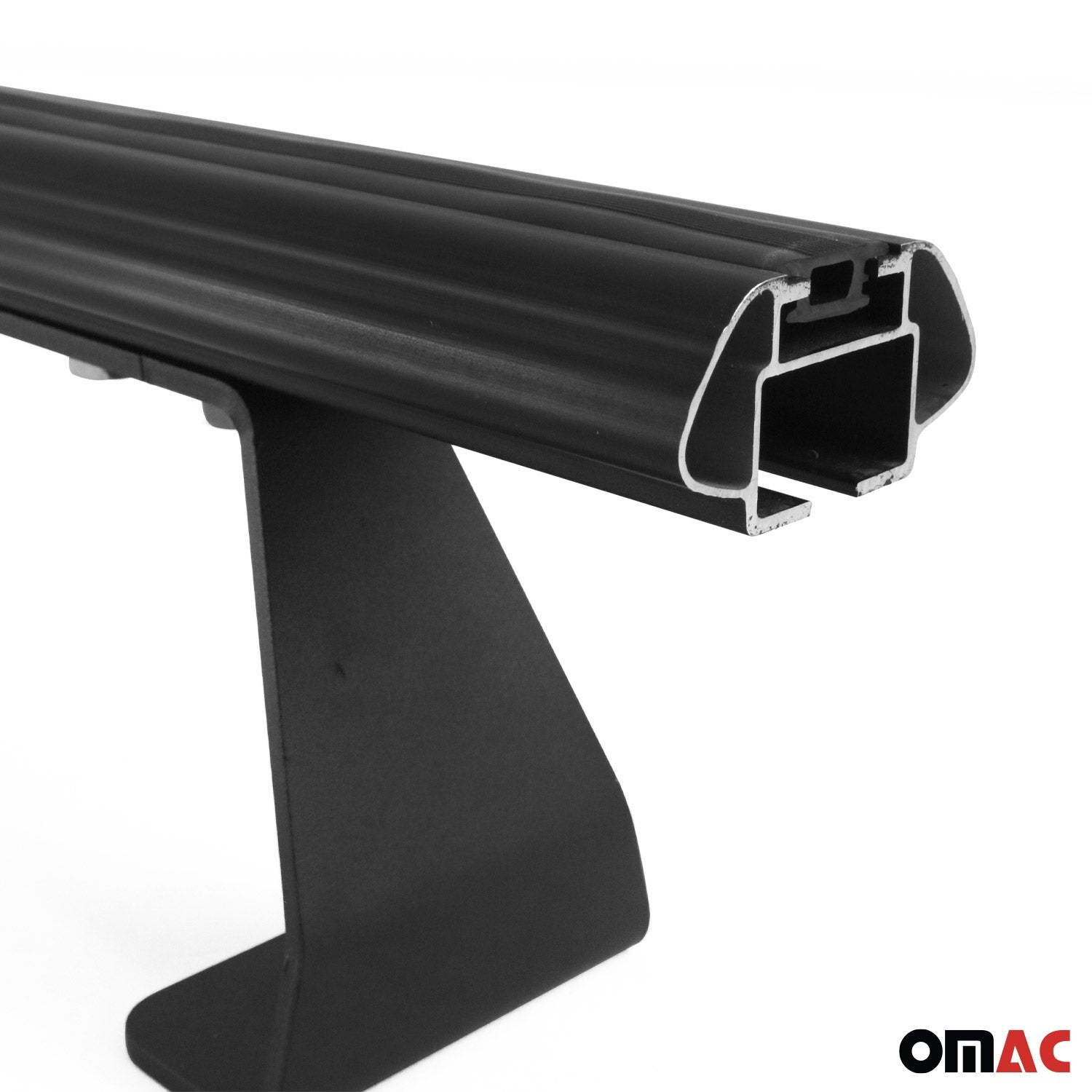 Dachträger Grundtäger für Mercedes Citan W420 2021-2025 75kg Alu Schwarz 2 tlg OMAC DE