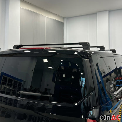 Dachträger für Ford Transit Custom / Tourneo Custom 2023-2025 75kg Schwarz 3 tlg OMAC DE