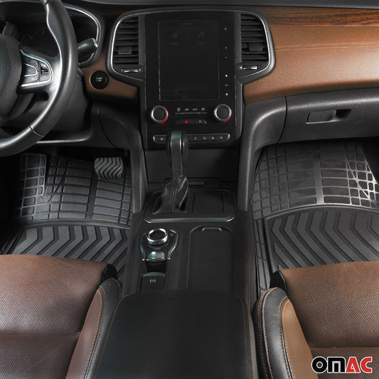 2023-2025 BYD Tang 7Sitze Fußmatten Zuschneidbar Gummi Schwarz 4 tlg OMAC DE
