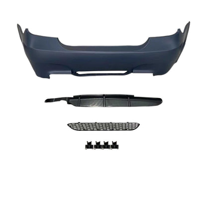 JOM Heckstoßstange für BMW E60 2003-2010 Schwarz 4tlg OMAC DE