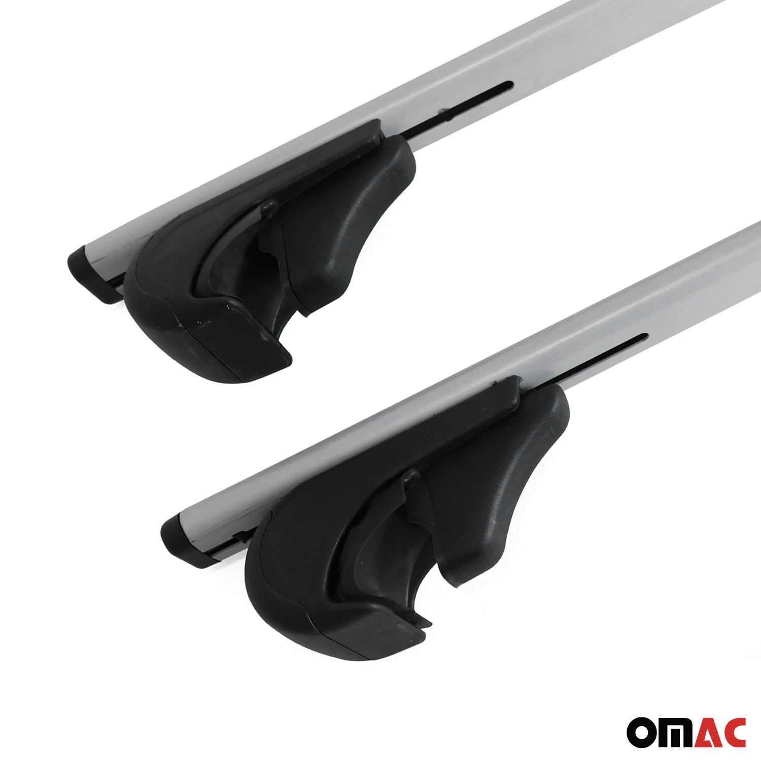 Dachträger Grundtäger für Universal 75kg Metall Silber 2 tlg OMAC DE