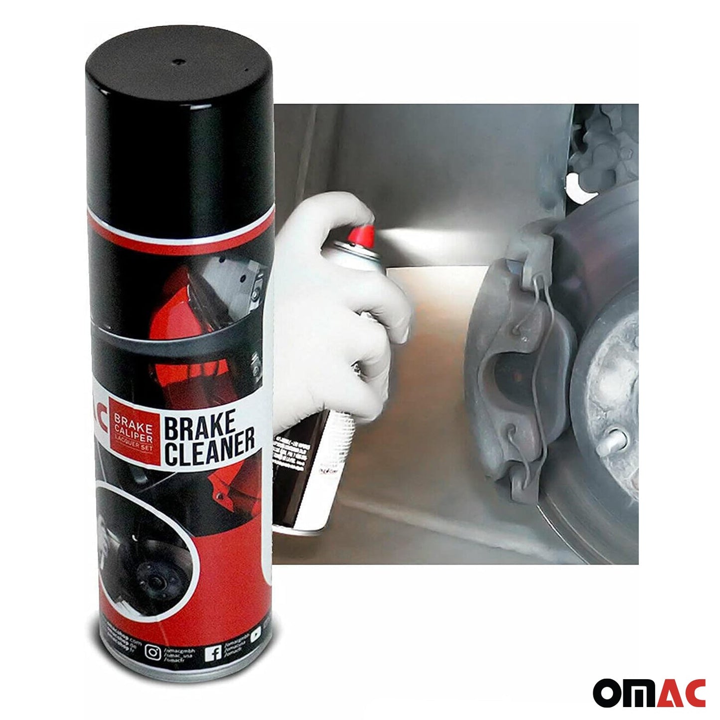 OMAC Bremsenreiniger Spraydose Teilereiniger Entfetter Reinigung 500 ml SET 6x OMAC DE