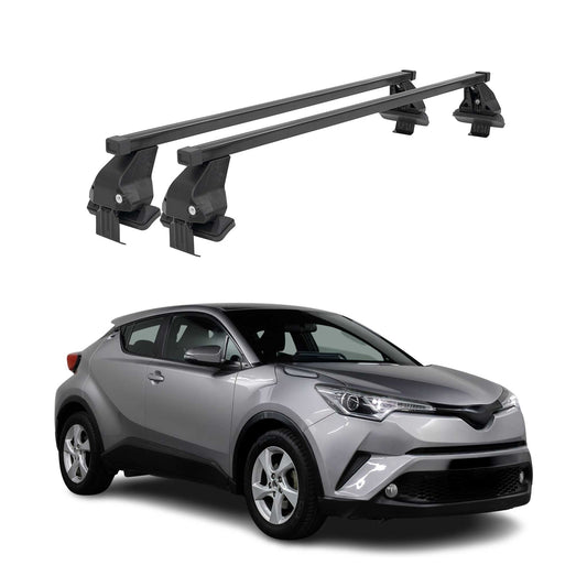 Menabo Dachträger Grundträger für Toyota C-HR mk2 2023-2025 Stahl Schwarz 2tlg OMAC DE