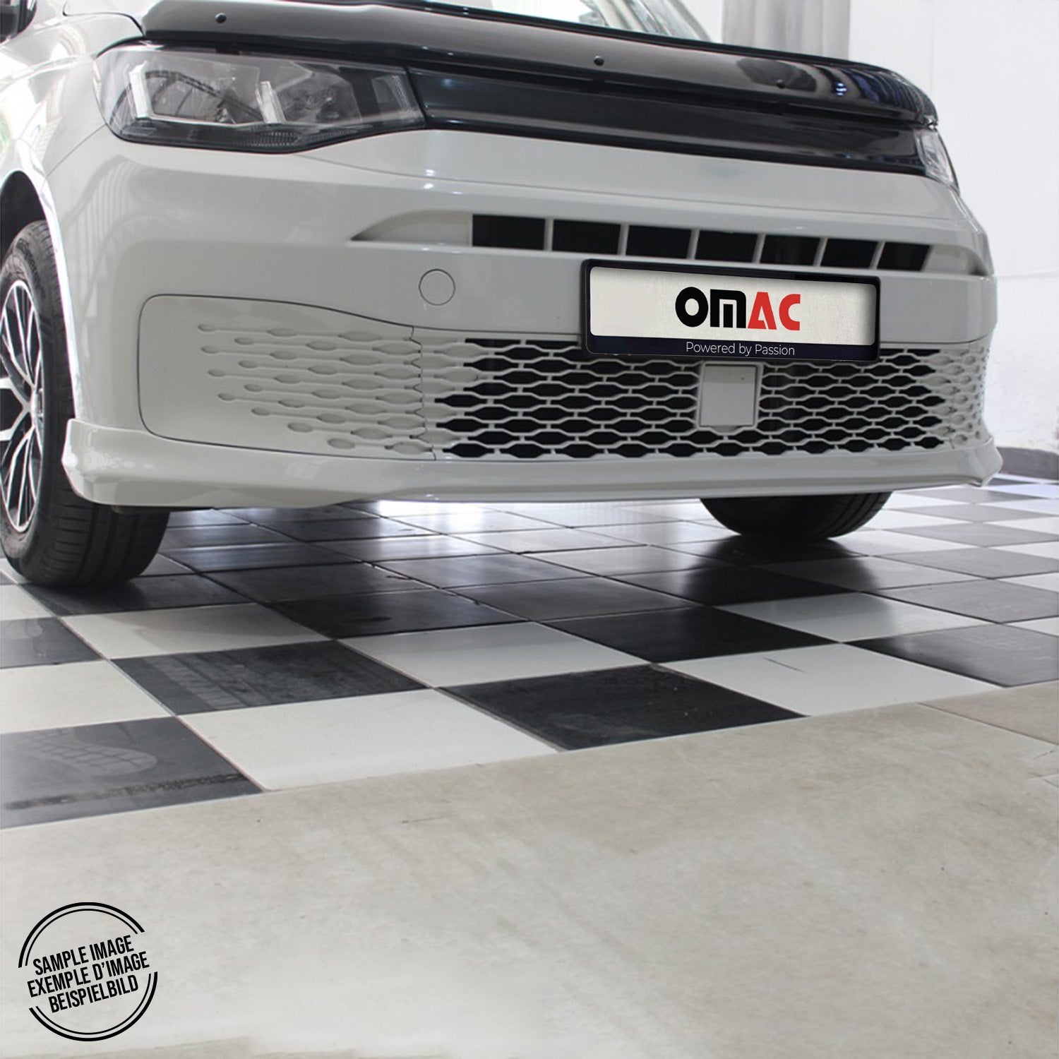 2021-2025 VW Caddy Frontspoiler Lippe Stoßstange Splitter Grundiert OMAC DE