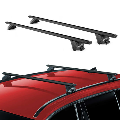 Dachträger Grundtäger für Opel Astra H J Kombi 2004-2015 100kg Alu Schwarz ABE