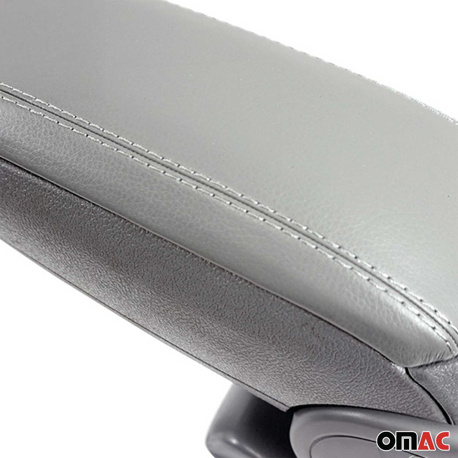 Mittelarmlehne Armlehne Mittelkonsole für VW Golf V 2003-2009 PU-Leder Grau OMAC DE