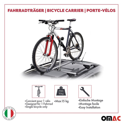 2x Menabo Fahrradträger Huggy bis 15kg ABE Stahl Dachfahrradträger OMAC DE