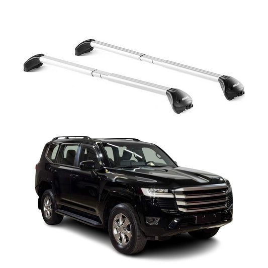 Dachträger Grundtäger für Toyota Land Cruiser J250 2023-2025 100kg Alu ABE Grau OMAC DE