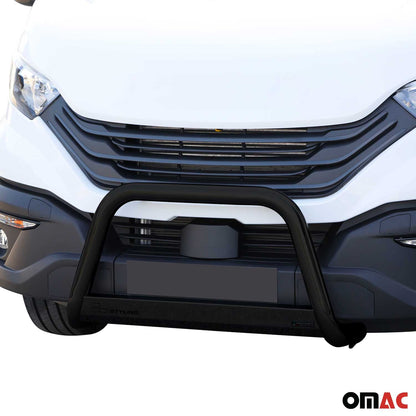 Frontbügel Frontschutzbügel für Iveco Daily ab 2025 ø63mm Stahl Schwarz Schutz OMAC DE