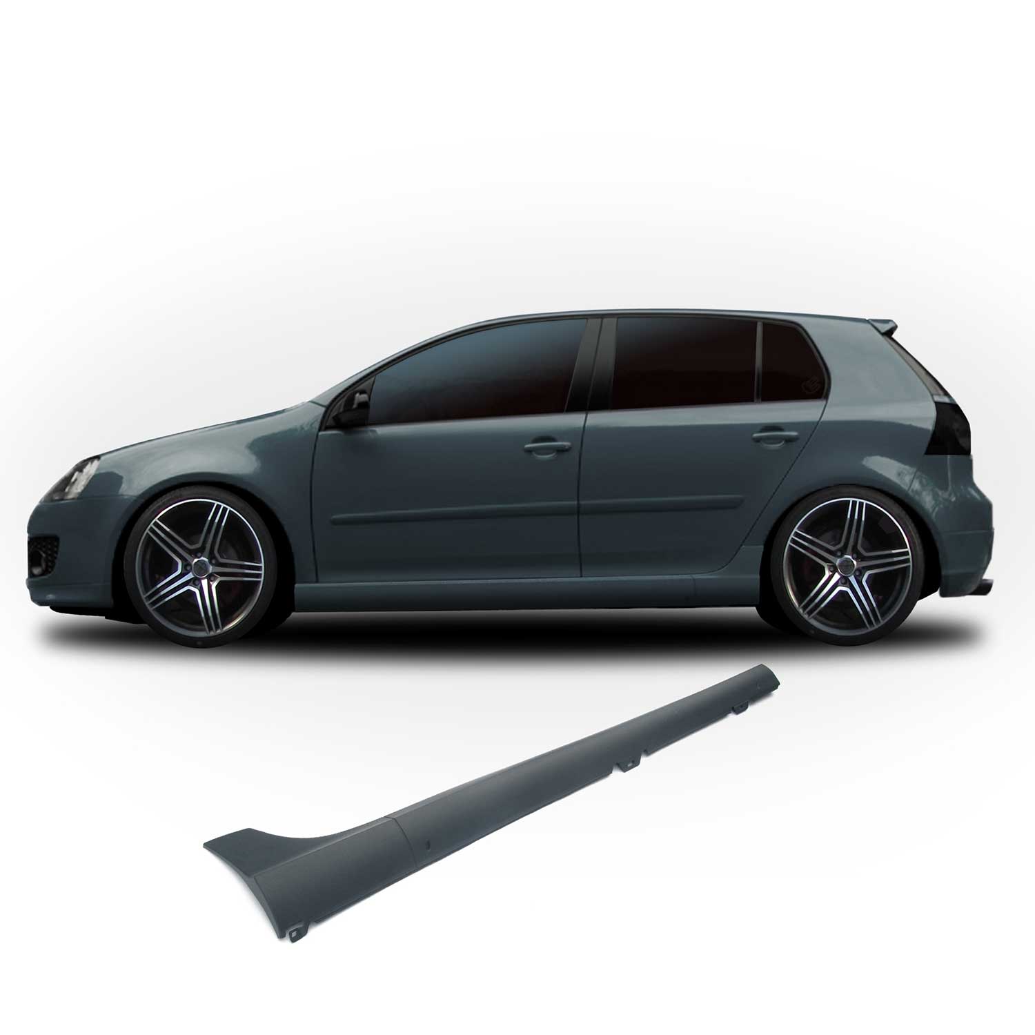 JOM Seitenschweller Schweller für VW Golf MK5 4Türer schwarz 2tlg OMAC DE