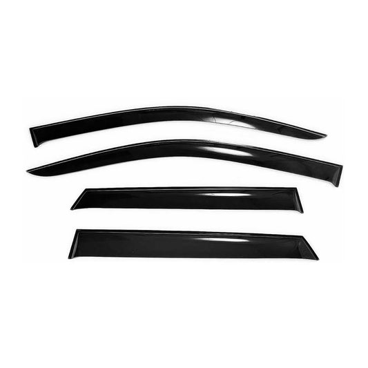 4x Windabweiser Regenabweiser für Hyundai Sonata 2005-2010 Acryl Dunkel OMAC DE