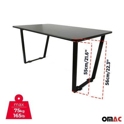 Multiflexboard Bettverlängerung Ablage für Volkswagen T7 2024-2025 Schwarz 3x OMAC DE