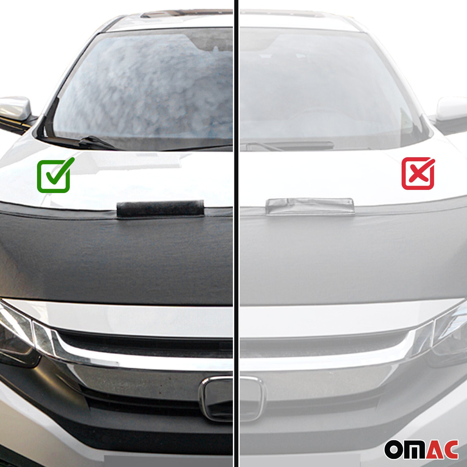 Haubenbra Steinschlagschutz Bonnet Bra für Ford Galaxy II 2006-2010 Schwarz Halb OMAC DE
