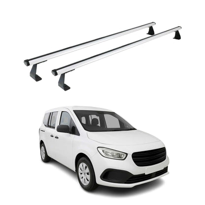 Dachträger Grundtäger für Mercedes Citan W420 2021-2025 75kg Alu Silber 2 tlg OMAC DE