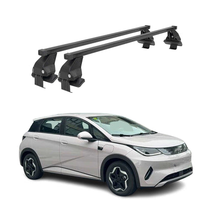 Menabo Dachträger Grundträger für BYD Dolphin 2023-2025 Stahl Schwarz 2tlg OMAC DE