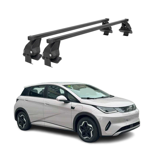 Menabo Dachträger Grundträger für BYD Dolphin 2023-2025 Stahl Schwarz 2tlg OMAC DE