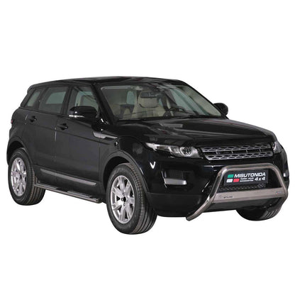 Edelstahl Seitenschweller Schwellerrohre für Range Rover Evoque 2011-2015 Silber OMAC DE