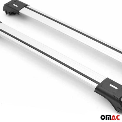 1998-2006 Land Rover Freelander L314 Dachträger-Querträger Aluminium Grau 2x