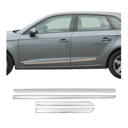 Türschutzleiste Seitentürleiste Türleisten für Citroen C4 2004-2010 Edelstahl 4x OMAC DE