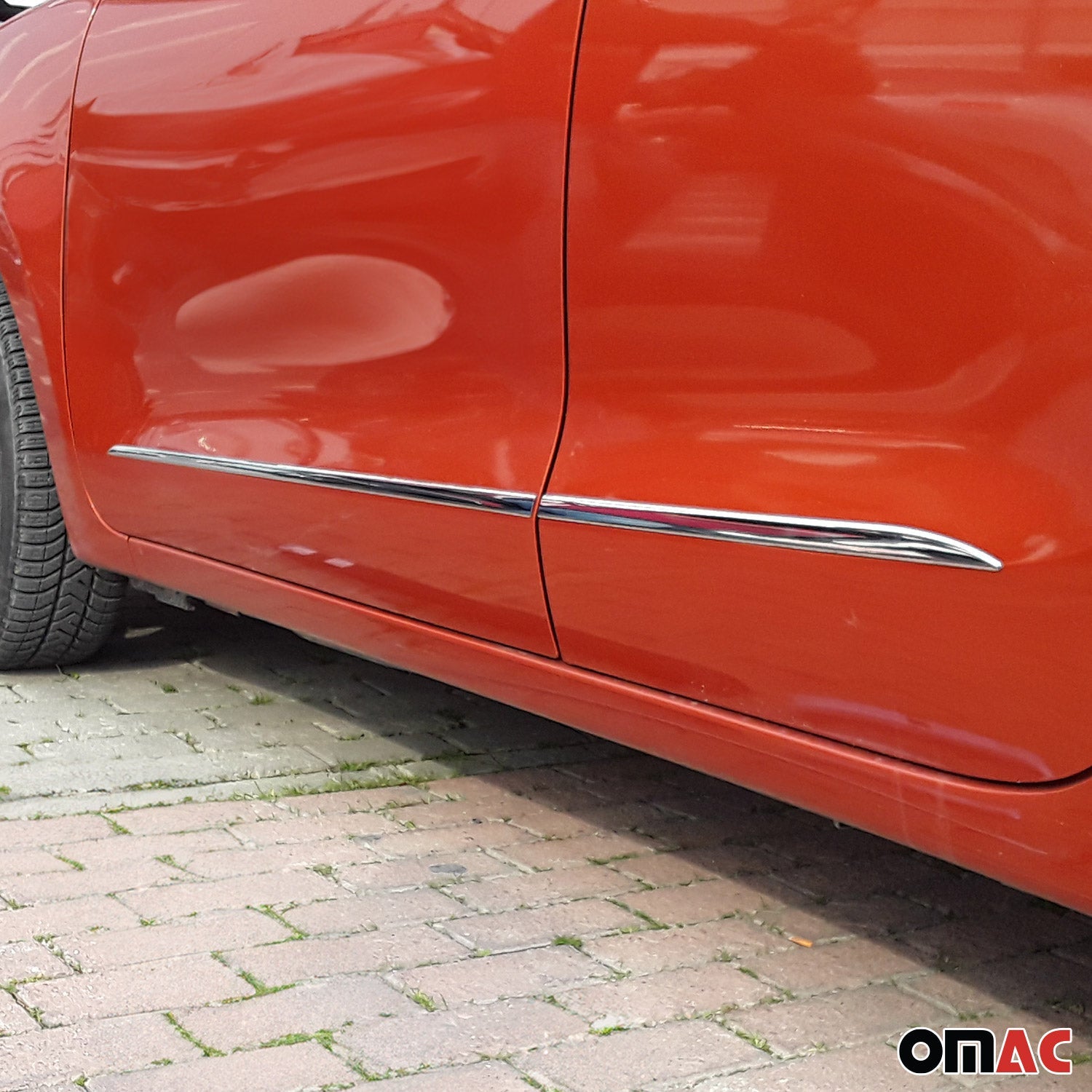 Seitentürleiste Türleisten Türschutzleiste für Opel Frontera OV24 2024-2025 4x OMAC DE