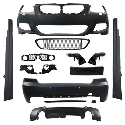 JOM Stoßstangen Kit & Seitenschweller für BMW E92/ E93 LCI 2010-2013 Schwarz OMAC DE