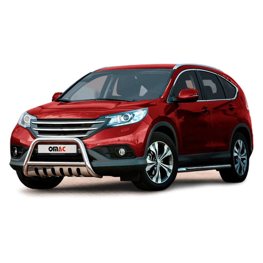 Frontbügel Frontschutzbügel für Honda CR-V 2012-2016 mit ABE Edelstahl Silber OMAC DE