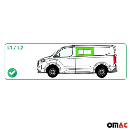 Seitenfenster Schiebetür  für Ford Transit Custom V710 2023-25 Vorne Links L1 L2 OMAC DE