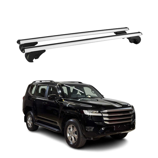 Dachträger Grundtäger für Toyota Land Cruiser J250 2023-2025 75kg Alu Silber 2x OMAC DE