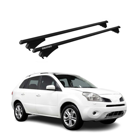 Menabo Dachträger Grundtäger für Renault Koleos mk1 2008-2016 75kg Alu Schwarz OMAC DE
