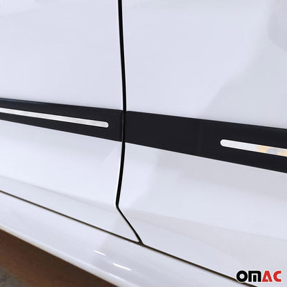 Seitentürleiste Türschutzleiste für Skoda Karoq 2017-25 Polypropylene Chrome 4x OMAC DE