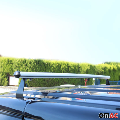 Dachträger Grundtäger für Citroen Berlingo 2018-2025 75kg Aluminium Silber 2tlg OMAC DE
