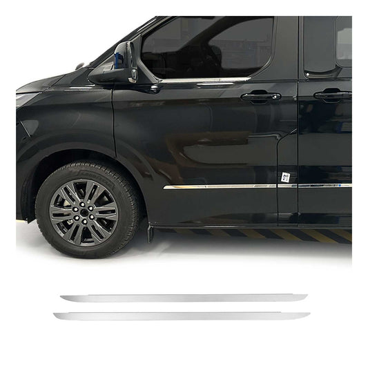 Fensterleisten Zierleisten für Ford Transit Tourneo Custom 2023-25 Edelstahl 2x OMAC DE