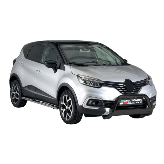 Frontbügel Frontschutzbügel für Renault Captur 2017-2019 Schwarz ø63mm Stahl OMAC DE