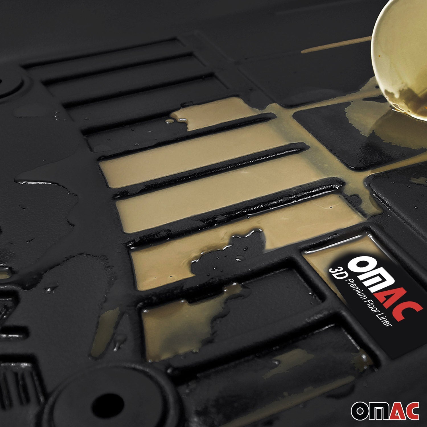 OMAC Fußmatten & Kofferraumwanne Set für Audi A4 B9 Limo 2015-2025 Gummi 5x OMAC DE