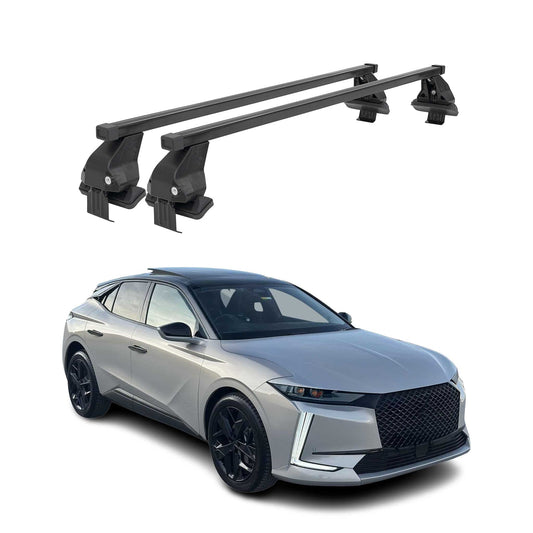 Menabo Dachträger Grundträger für DS DS4 II 2021-2025 Stahl Schwarz 2tlg OMAC DE