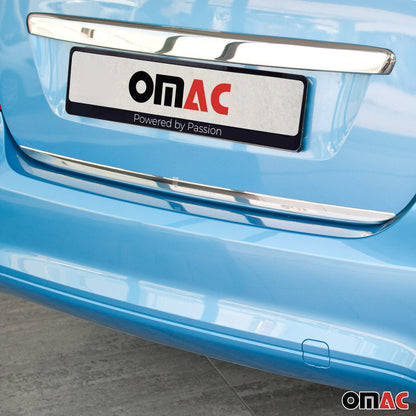 Kofferraumleiste Heckleiste für Ford Focus Turnier 2004-2010 Chrom ABS Silber OMAC DE