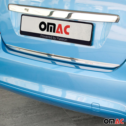 Kofferraumleiste Heckleiste für Ford Focus Turnier 2004-2010 Chrom ABS Silber OMAC DE