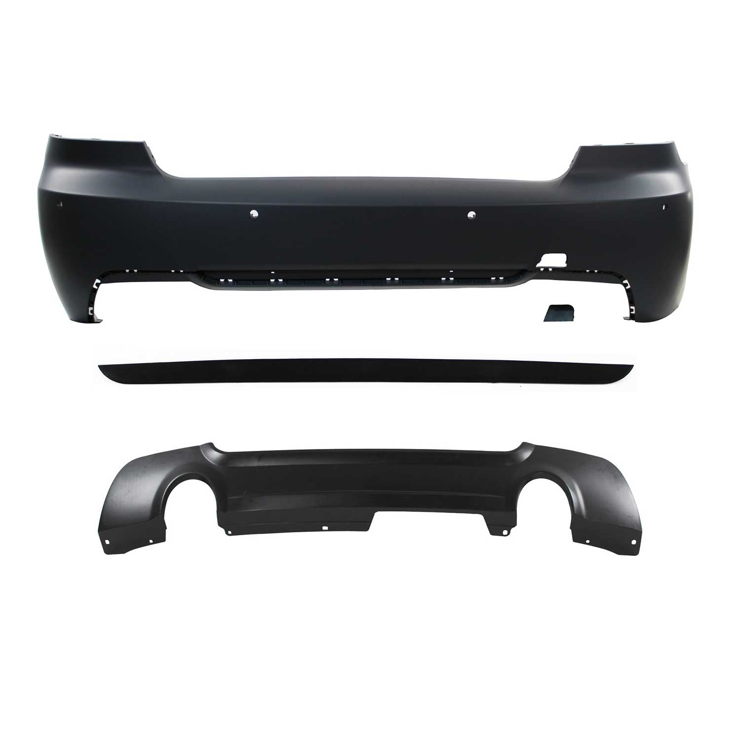 JOM Stoßstangen Kit & Seitenschweller für BMW E92/ E93 LCI 2010-2013 Schwarz OMAC DE