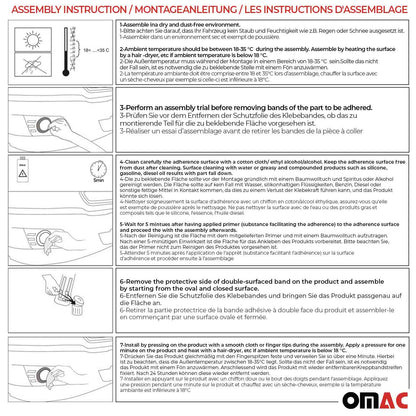 Nebelscheinwerfer Rahmen Umrandung für Mazda CX-5 2015-2017 ABS Chrom OMAC DE