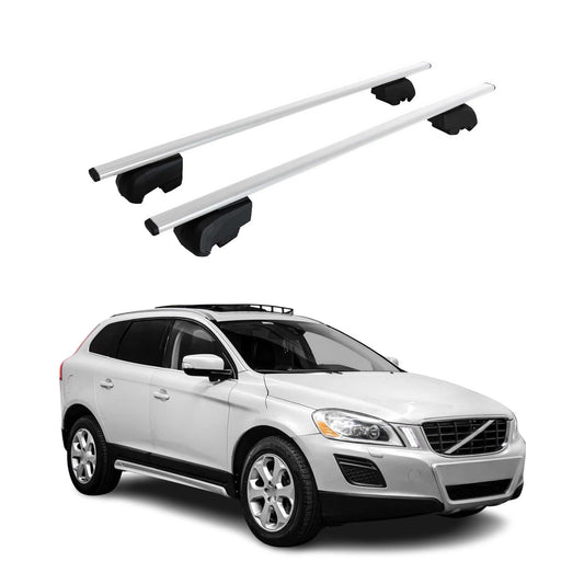 Dachträger für Volvo XC60 2009-2017 Grundträger Metall Silber ABE 2x OMAC DE