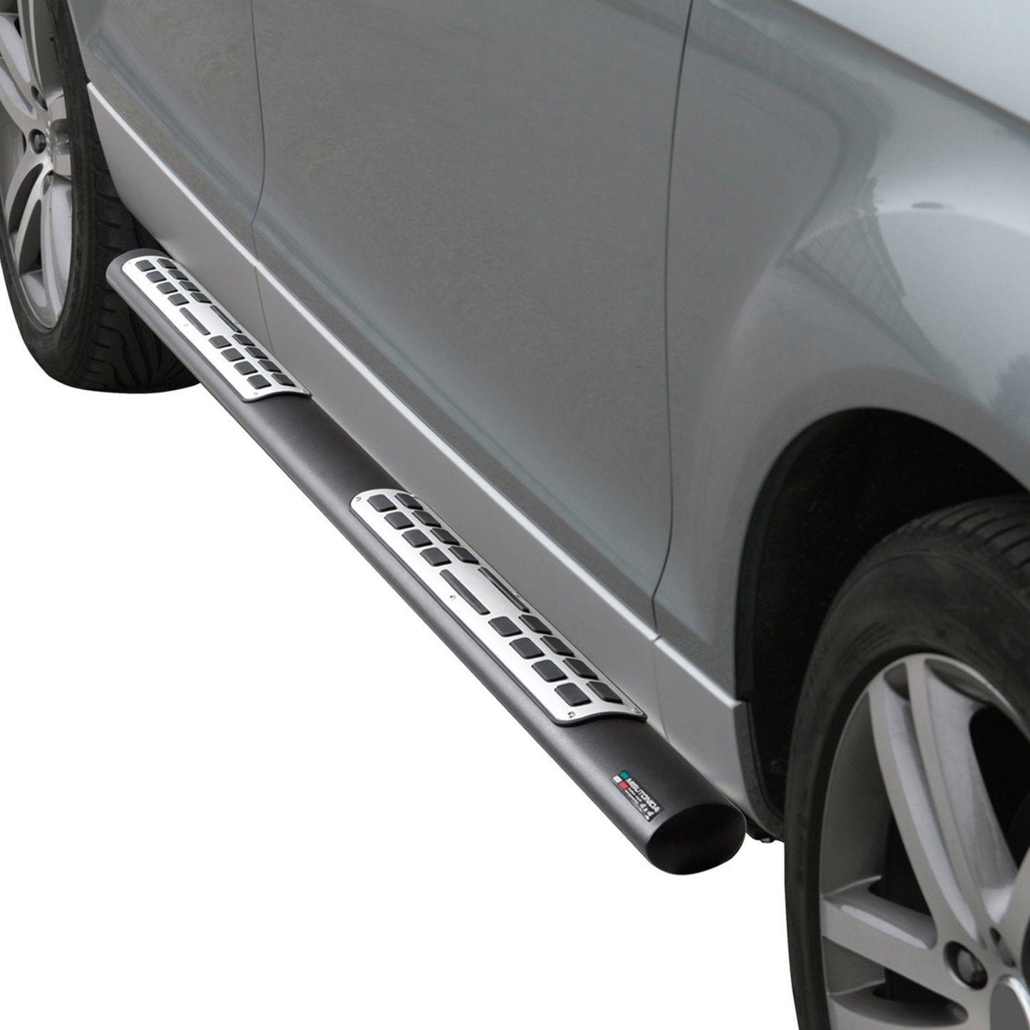 Stahl Seitenschweller Schwellerrohre für Audi Q7 4L 2006-2015 Schwarz OMAC DE
