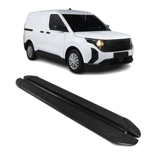 2023-2025 Ford Tourneo Courier L1 Trittbretter Seitenschweller Alu Schwarz