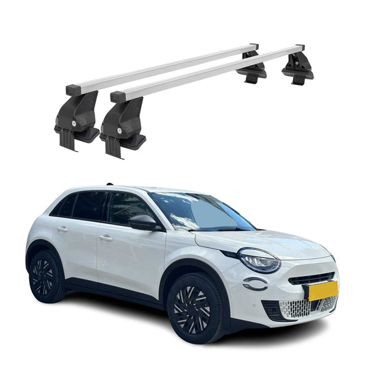 Menabo Dachträger Grundträger für Fiat 600E/600 2023-2025 Stahl Grau 2tlg OMAC DE