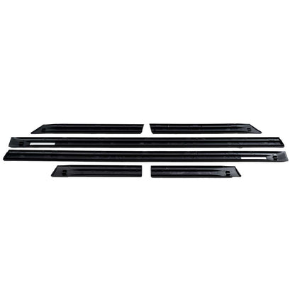 JOM Seitenleisten Türleisten für BMW 3er E36 Coupe Cabrio schwarz 6tlg OMAC DE