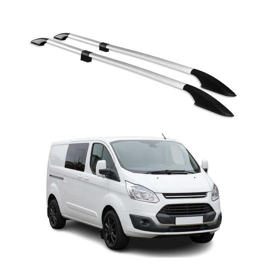 Dachreling für Ford Transit Tourneo Custom 2012-2024 L2 Langer Alu Grau OMAC DE
