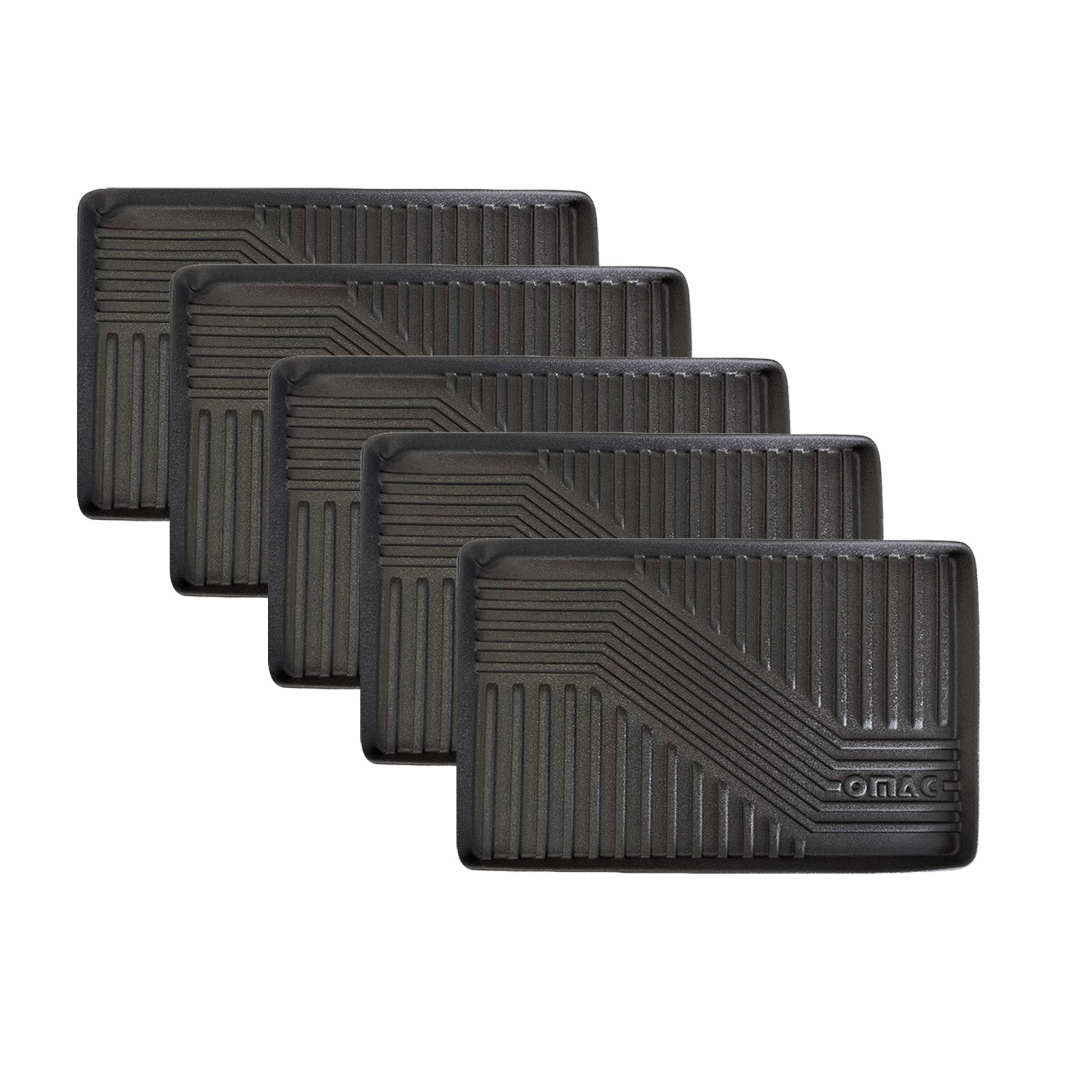 5x OMAC Schuhmatte Sauberlaufmatte Abtropfschale Napfunterlage 58x38cm Unterlage OMAC DE