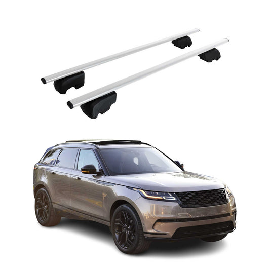 Dachträger Grundträger für Range Rover Velar 2017-2025 Metall Silber ABE 2x OMAC DE