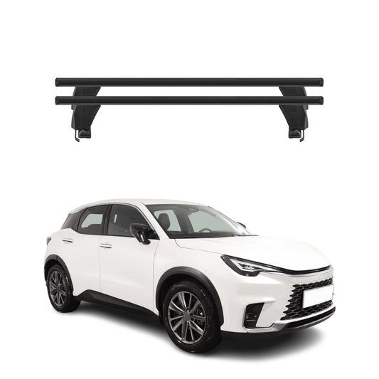 Menabo Dachträger Grundträger für Lexus LBX 2023-2025 Alu Schwarz 2tlg OMAC DE