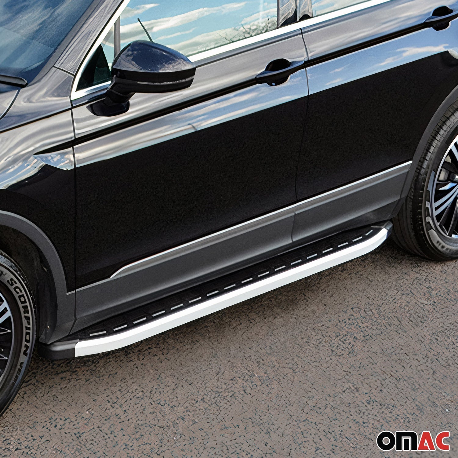 Trittbretter Schweller Seitenschweller für Toyota Proace City 2019-25 L2 Alu 2x OMAC DE