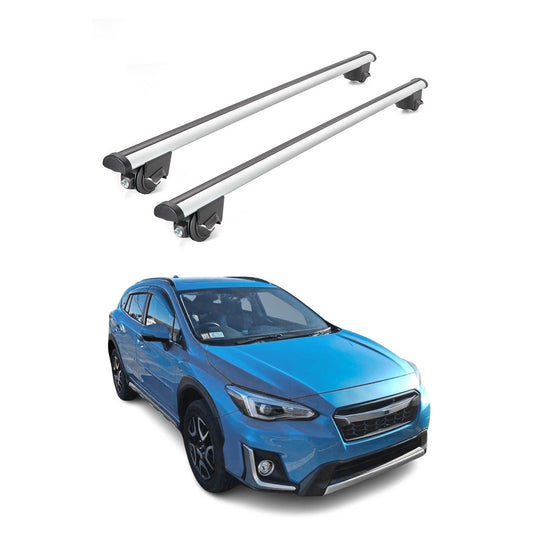 Dachträger Grundtäger für Subaru XV e-boXer 2021-2025 FL 100kg Alu Silber 2x ABE OMAC DE